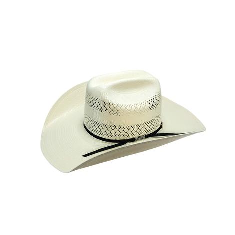 American Hat Company 4.25 Brim Drilex Sweatband 2Cord Black Headband Natural Straw Hat
